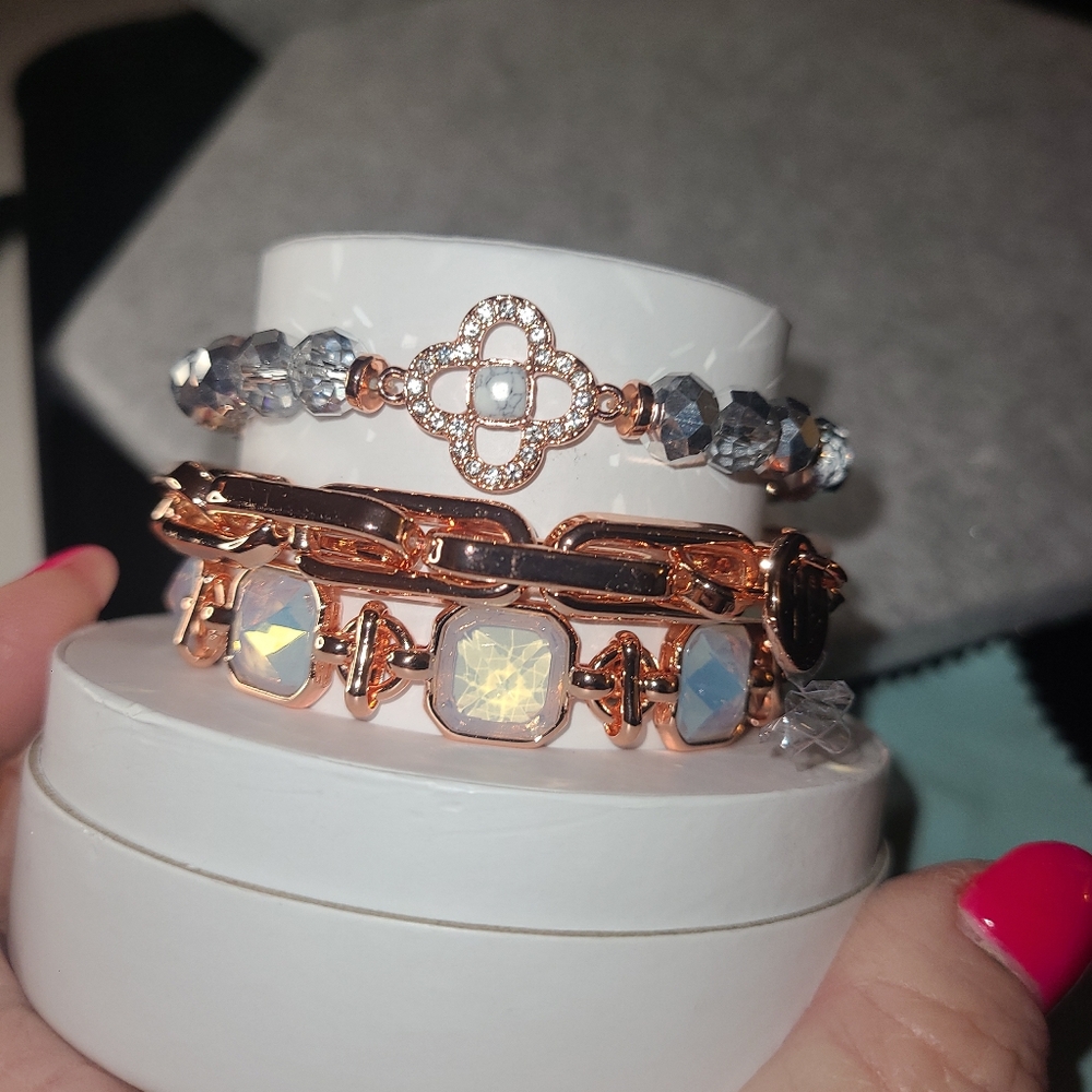 Elegant Rose Gold Spring Stack - image 1